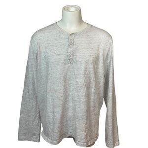 Gap Cream Marled Long Sleeve Shirt